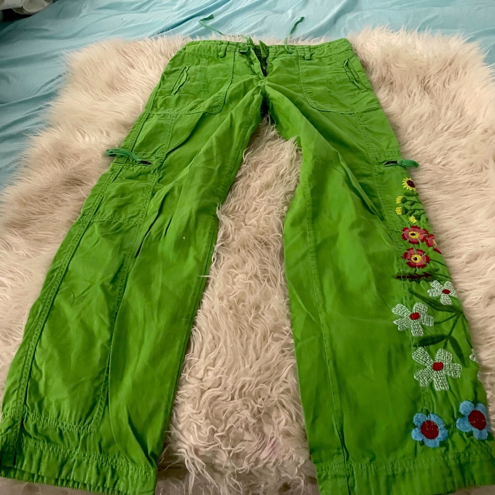 Johnny Was low waisted cargo pants nearly new